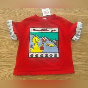 Kids vintage 3T made in USA big bird Sesame Street tshirt